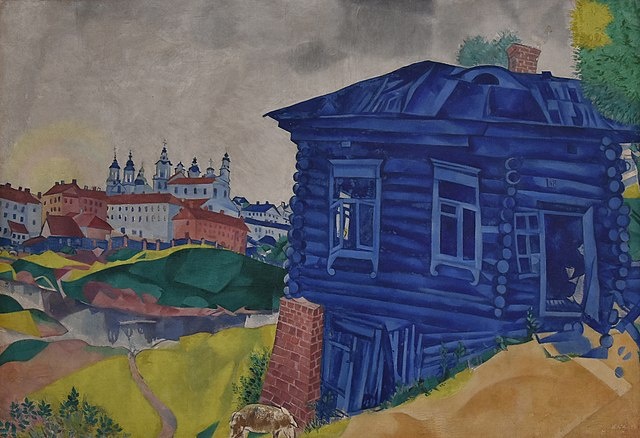 640px Marc Chagall (1887 1985) Het blauwe huis   La Boverie Luik 23 08 2018