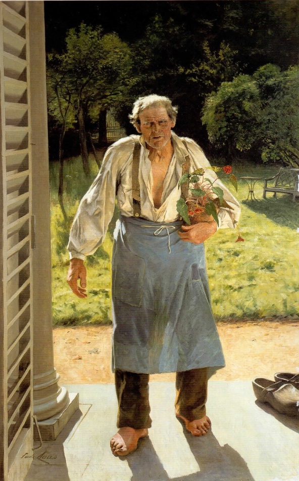 Emile Claus, Vieux jardinier, vers 1886