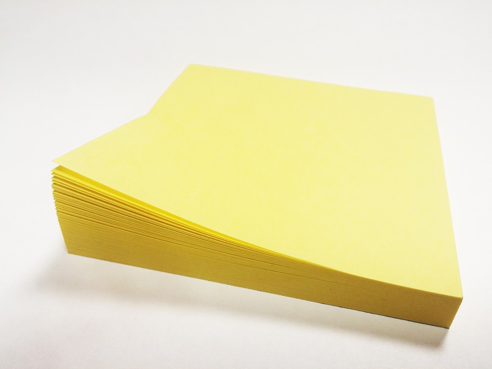 Work Post It Office Yellow Notes 429188